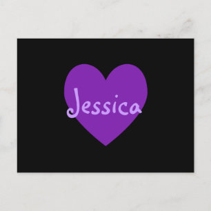 Jessica in Purple Postcard
