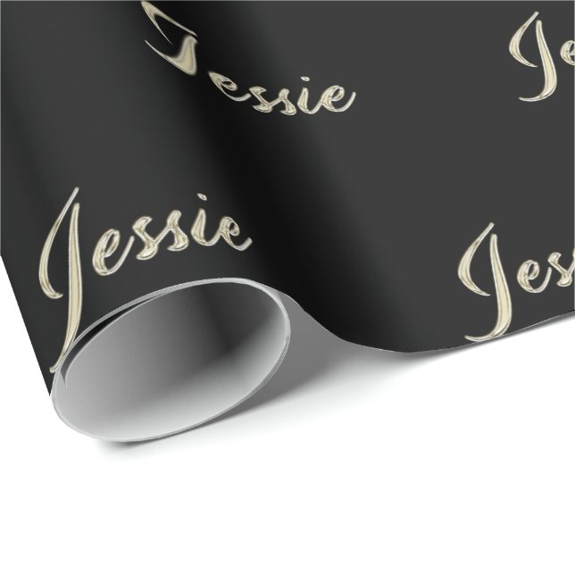 Jessie white Handwriting Gift Paper (Roll Corner)