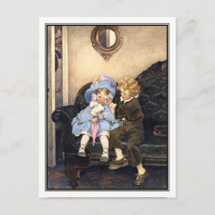 Jessie Willcox Smith - The Runaway Couple Postcard
