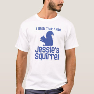 Jessie's Squirrel Light Colour Tee Shirt