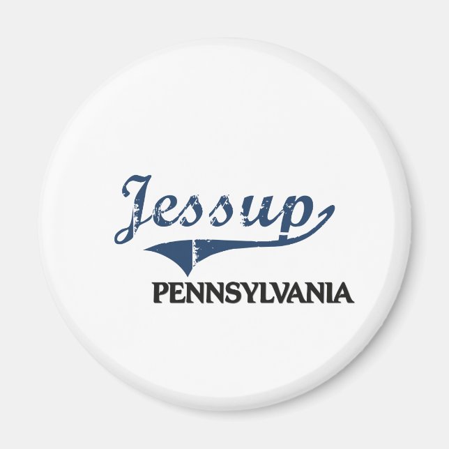 Jessup Pennsylvania City Classic Magnet (Front)