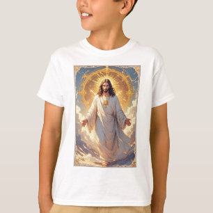 Jessus Ascends Christian Kid's Tee Shirt
