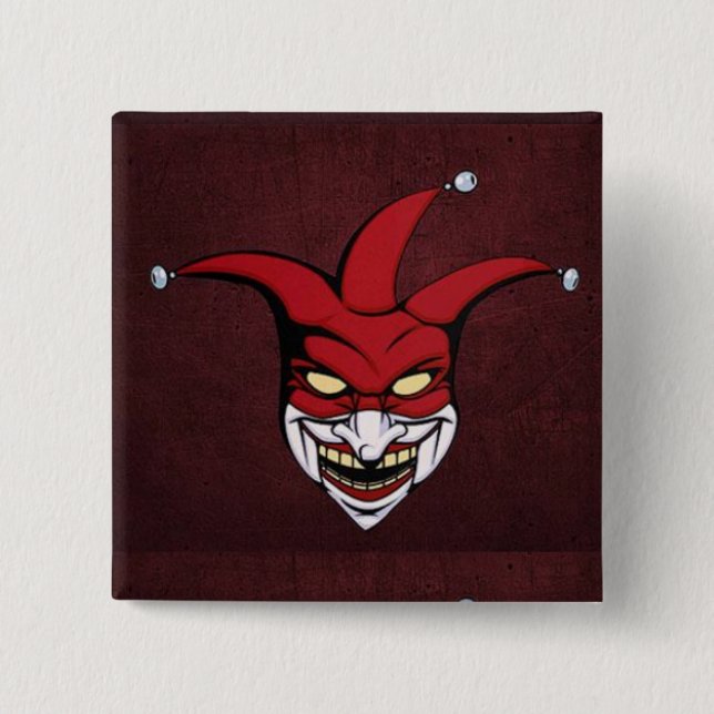 JESTER 15 CM SQUARE BADGE (Front)