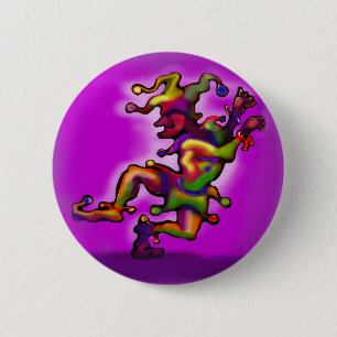 Jester 6 Cm Round Badge