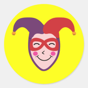 Jester Classic Round Sticker