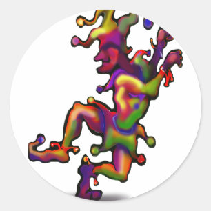 Jester Classic Round Sticker