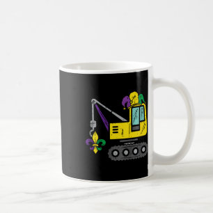 Jester Crane Mardi Gras Cute Boys Kids Toddlers Coffee Mug