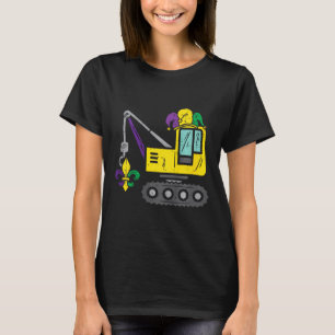 Jester Crane Mardi Gras Cute Boys Kids Toddlers  T-Shirt