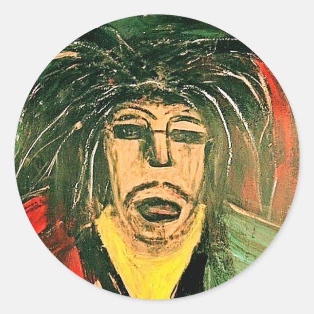 JESTER DREAD CLASSIC ROUND STICKER (Front)