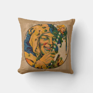 jester from the 1920s cushion