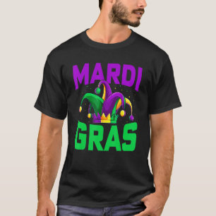 Jester Hat Carnival Mardi Gras Party Men Women 1 T-Shirt