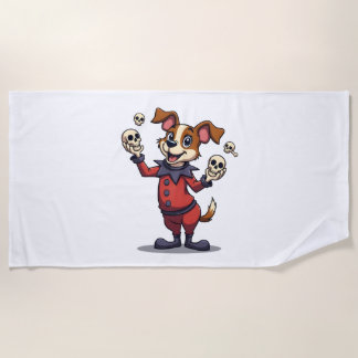 Jester Jack Russell Beach Towel