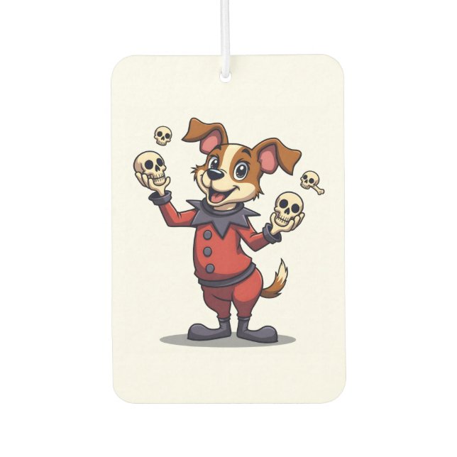 Jester Jack Russell Car Air Freshener (Front)