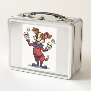 Jester Jack Russell Metal Lunch Box