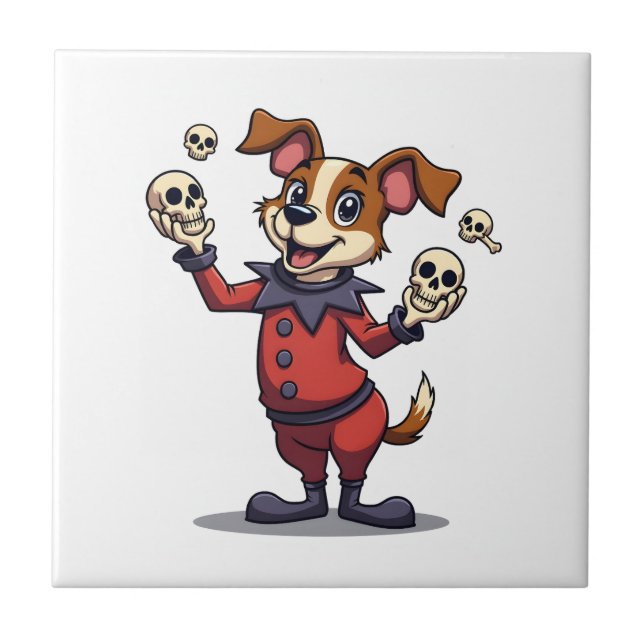 Jester Jack Russell Tile (Front)