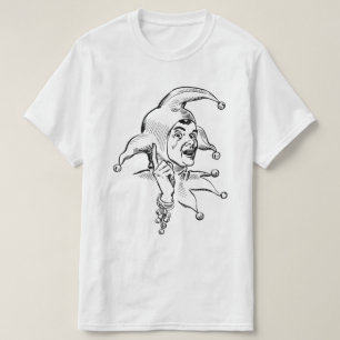 JESTER - LINE DRAWING Burnout T-Shirt (Fitted)