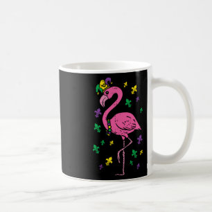 Jester Pink Flamingo Bird Animal Cute Mardi Gras C Coffee Mug