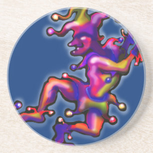 Jester Saphire Blue Coaster
