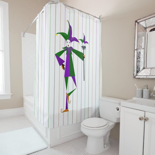 Jester Shower Curtain (In Situ)