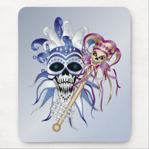 Jester Skull Mouse Mat