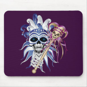 Jester Skull Mouse Mat