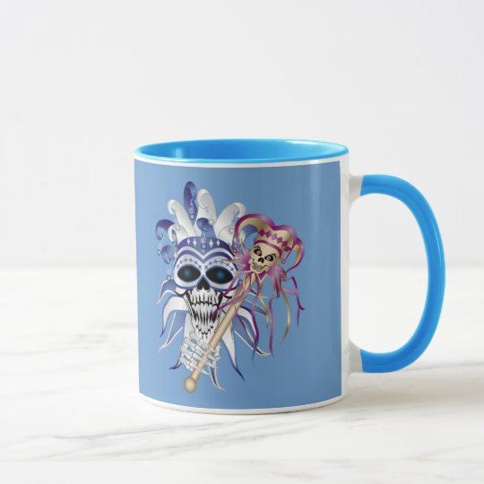Jester Skull Mug