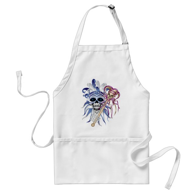 Jester Skull Standard Apron (Front)