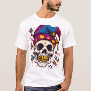 Jester Skull Trickster T-Shirt