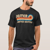 JESTER Surname Retro Vintage 80s 90s Birthday Reun