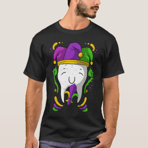 Jester Tooth Mardi Gras Dentist Dental Hygienist A T-Shirt