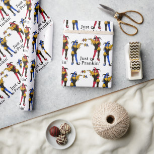 Jester's Prank April Fool's Day Wrapping Paper