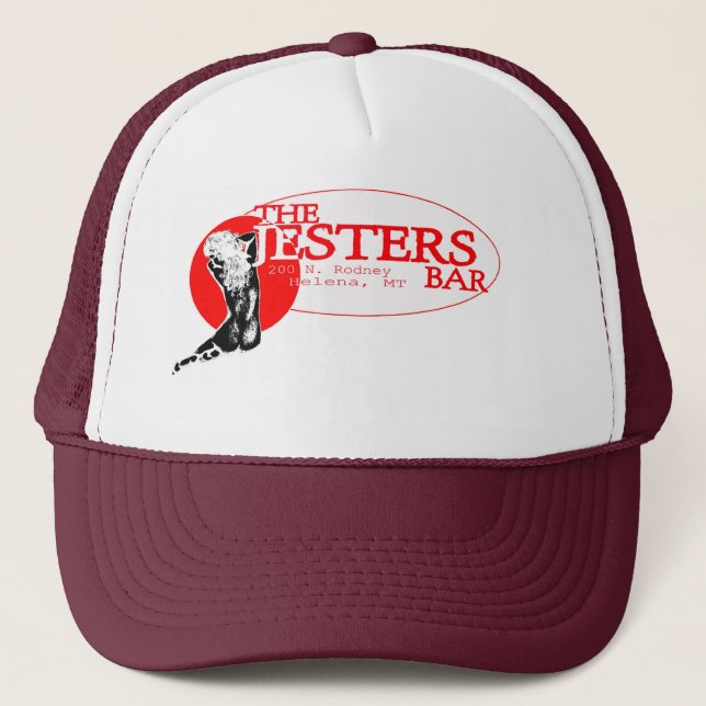 Jesters "pretty girl" #1 trucker hat (Front)