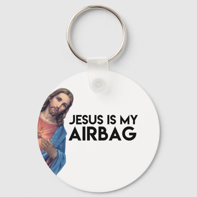 Jesuis is my Airbag Key Ring (Front)