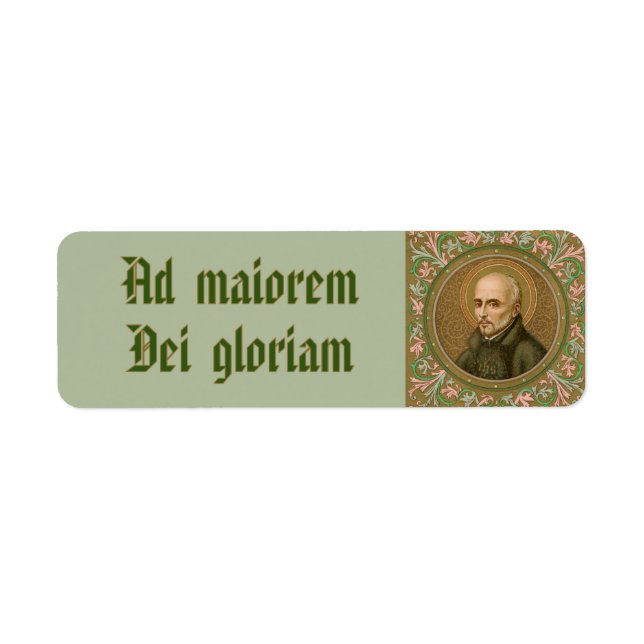 Jesuit Motto by St Ignatius Loyola (BK 50; Latin) (Front)