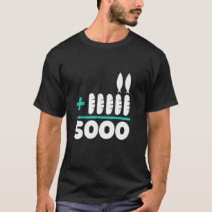 Jesus 2 Fishes 5 Breads 5000 Chosen Against The Cu T-Shirt
