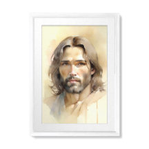 Jesus 30 Watercolor Painting