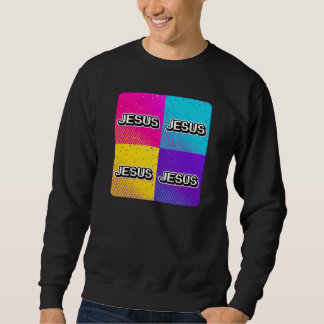 JESUS - 4 Square Sweatshirt
