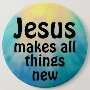 Jesus 6 cm round badge