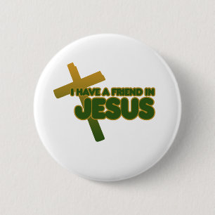 Jesus 6 Cm Round Badge