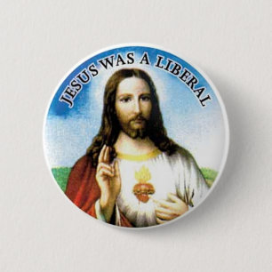 Jesus 6 Cm Round Badge