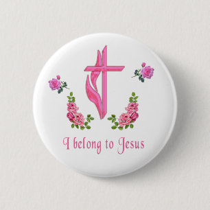 Jesus 6 Cm Round Badge