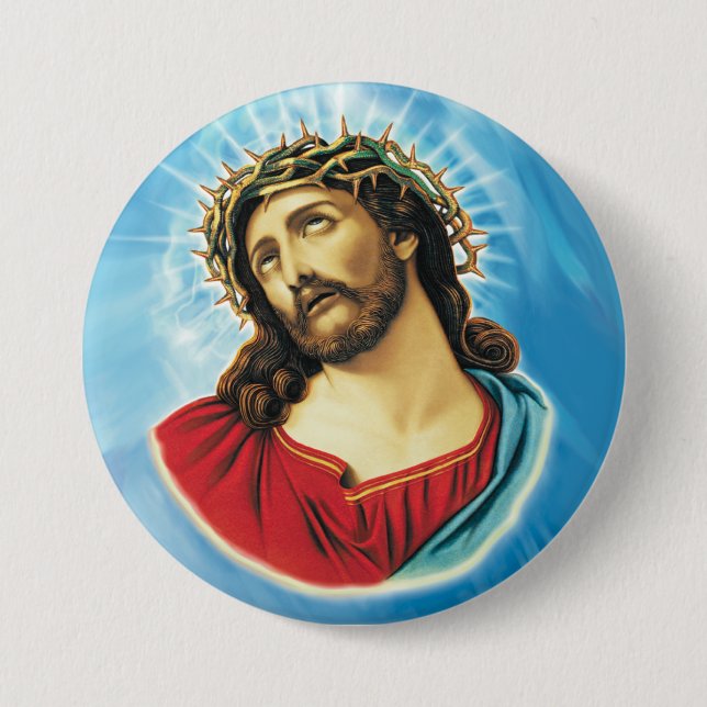 Jesus 7.5 Cm Round Badge (Front)