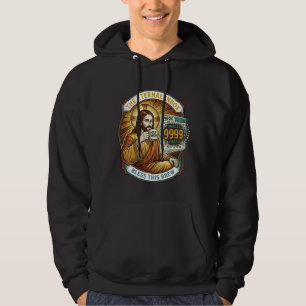 Jesus 9999 Unread Emails Inbox Zero Office Humor_1 Hoodie