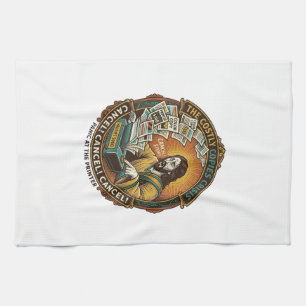 Jesus Accidental 100 Colour Copies Printer Mistake Tea Towel