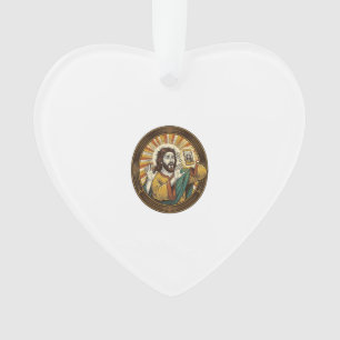Jesus Accidental Front Camera Double Chin Selfie E Ornament