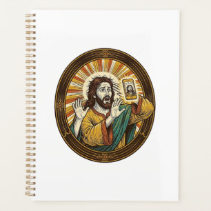 Jesus Accidental Front Camera Double Chin Selfie E Planner
