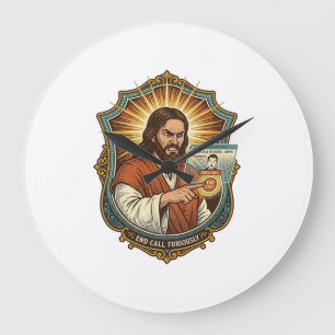 Jesus Accidental Video Call Dial Social Media Pani Large Clock