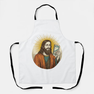 Jesus Accidental Video Instead Of Photo Camera Fai Apron