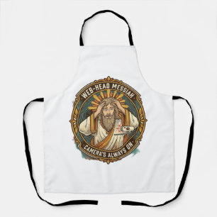 Jesus Accidental Video On Bedhead Morning Meeting Apron