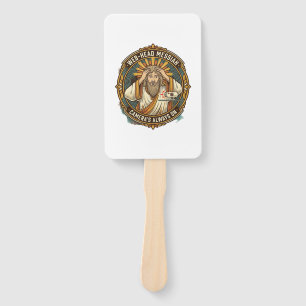 Jesus Accidental Video On Bedhead Morning Meeting Hand Fan